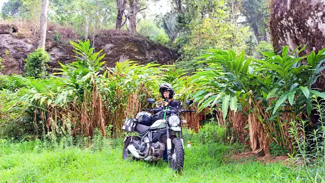 India en moto con Alicia 