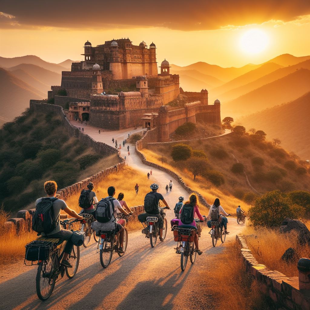 La India en bicicleta de las mil y una noches con el Biciclown